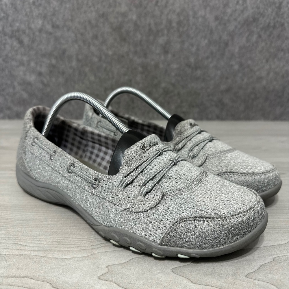 Skechers Breathe-Easy Good Influence Sneakers Womens 11 Slip On Relaxed Fit